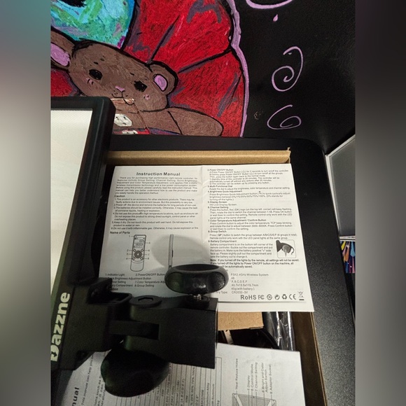 Dazzne Professional Photography Light With Clamp And Stand Pole - Picture 3 of 6